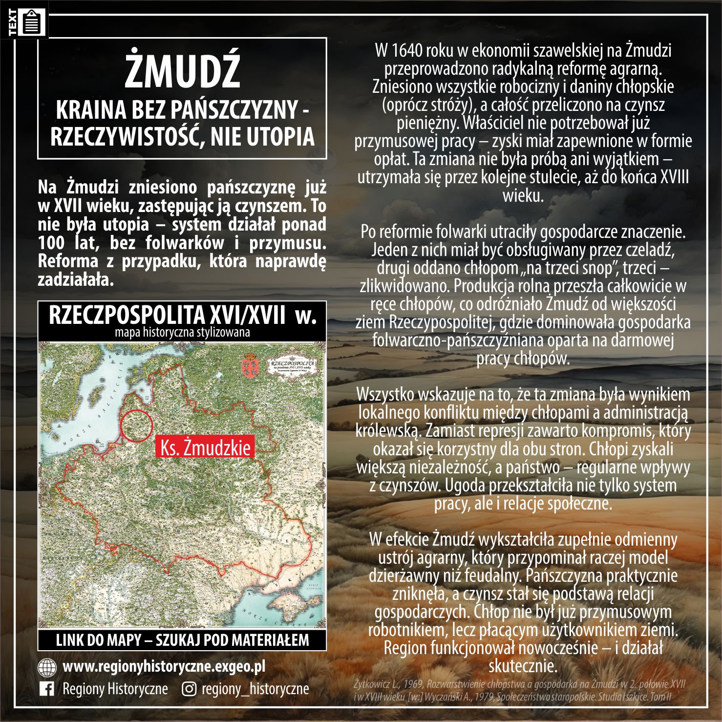 ŻMUDŹ | Kraina bez pańszczyzny – rzeczywistość, nie utopia